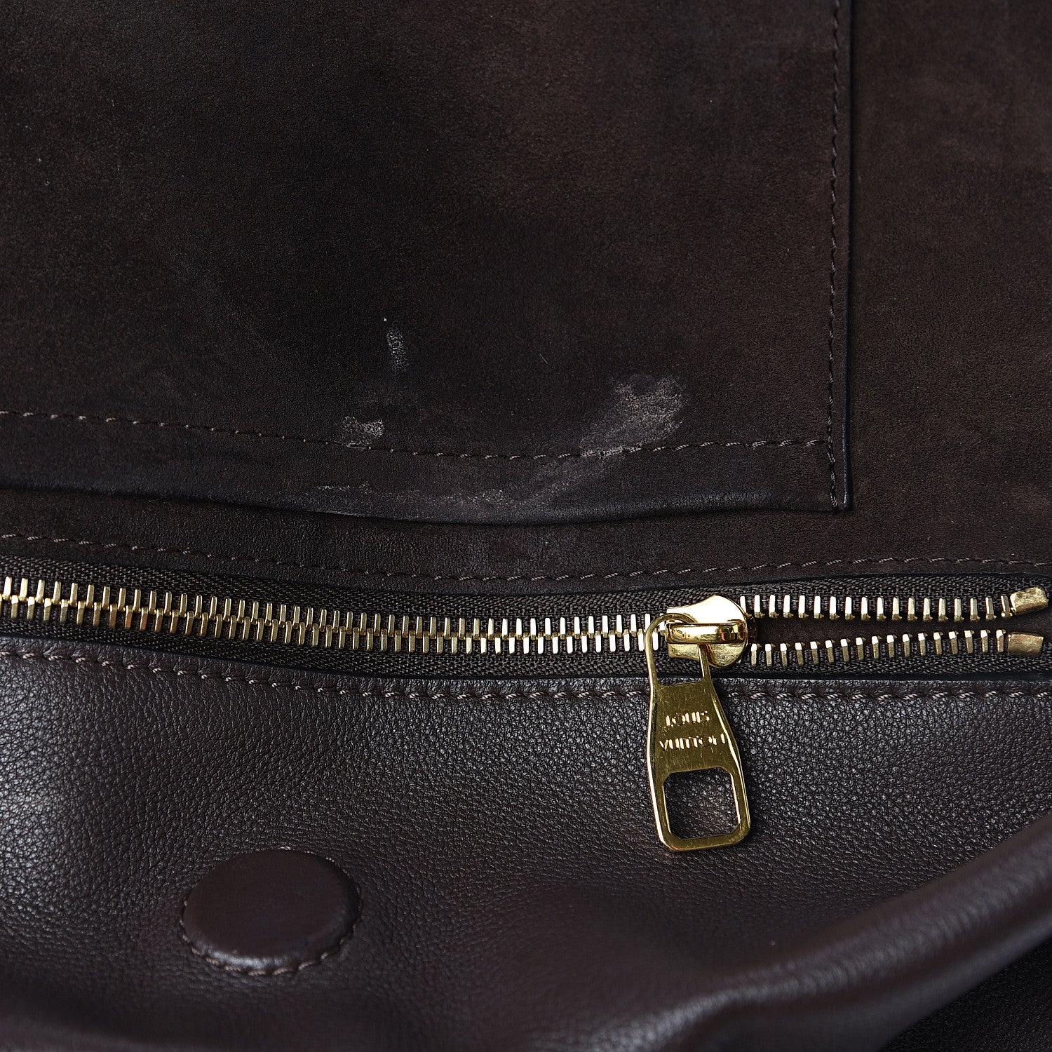 Louis Vuitton Veau Cachemire Tote W PM Chocolate 7 of 10