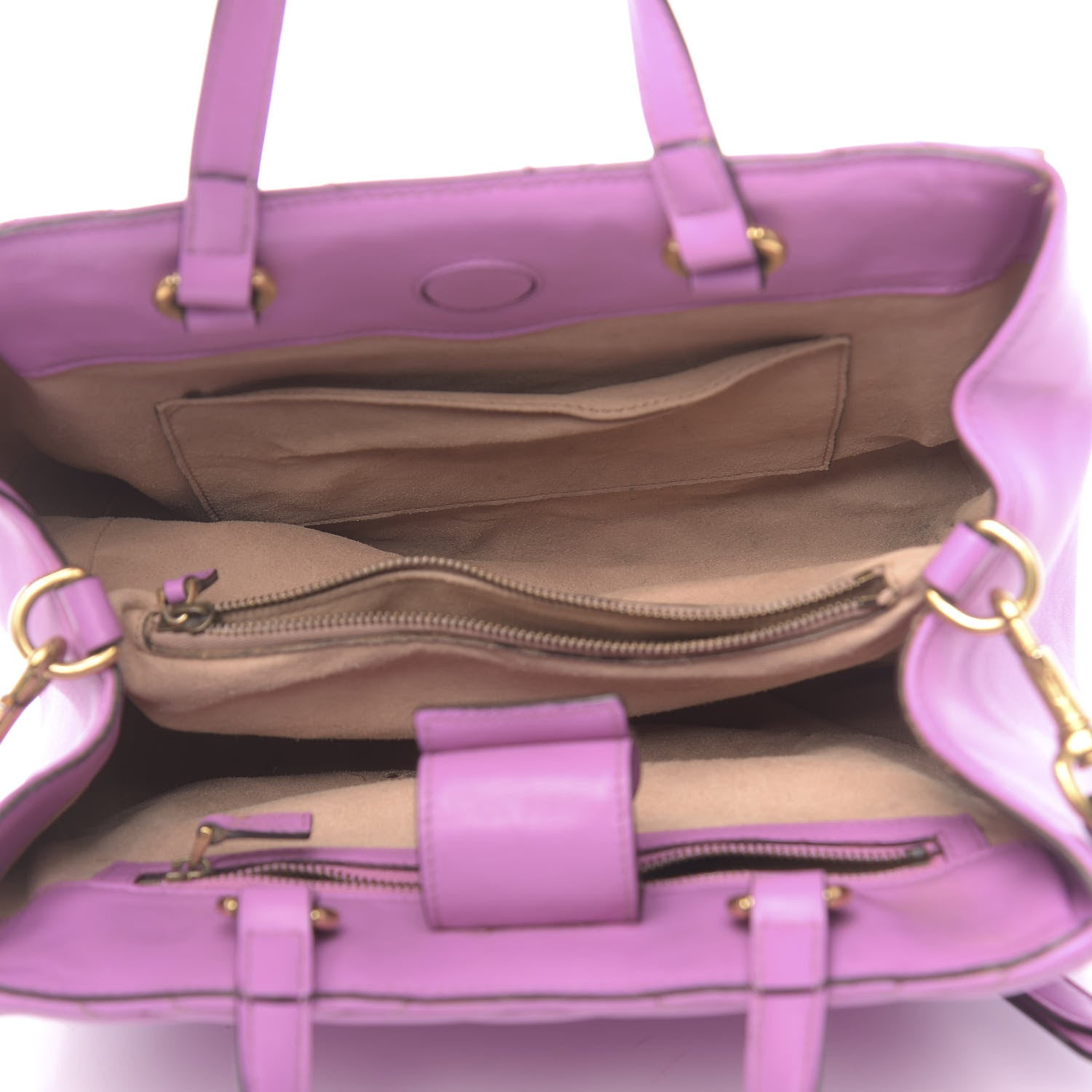 Gucci Calfskin Matelasse Small GG Marmont Tote Candy Mousse 6 of 20