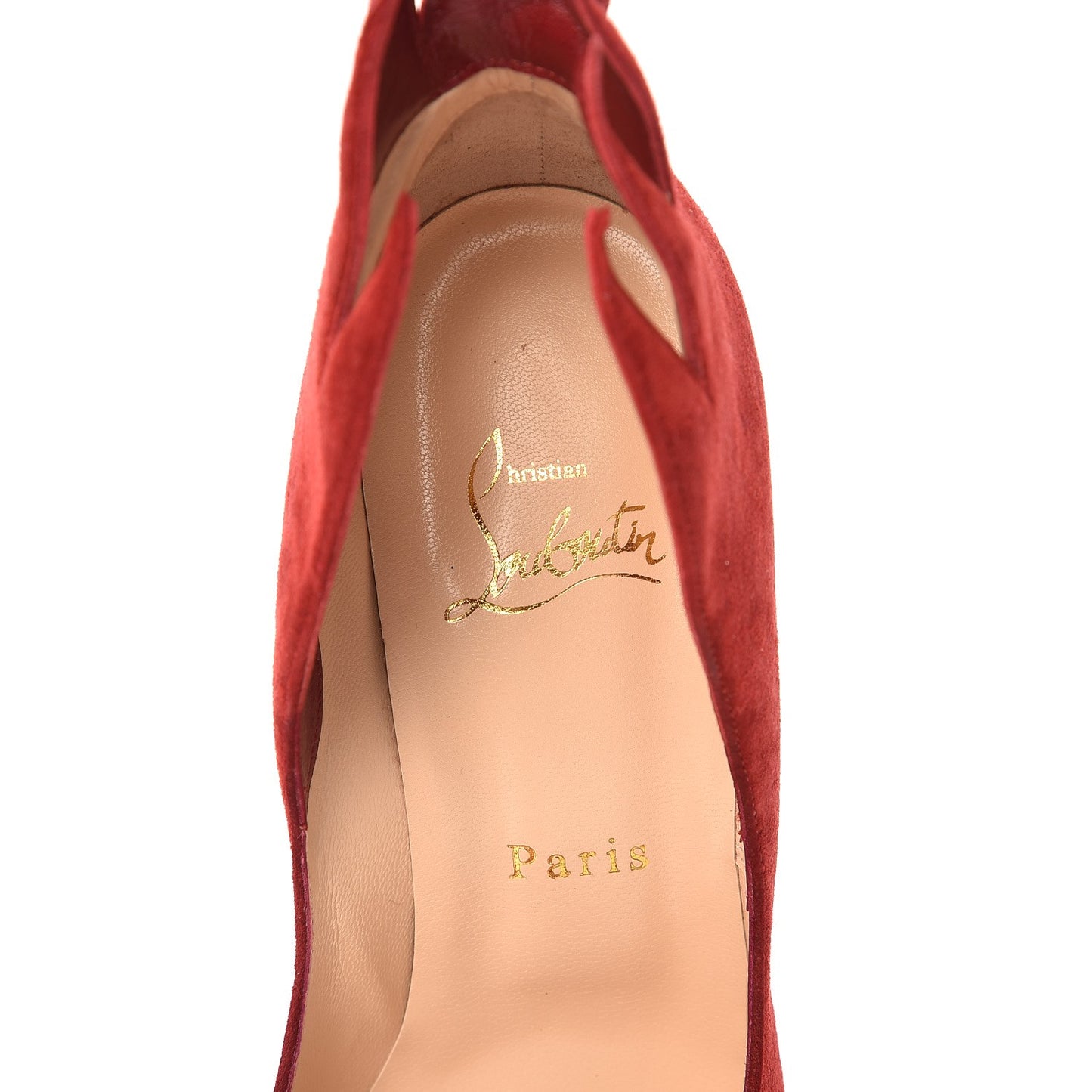 Suede Victorina 100 Pumps 36.5 Carmin
