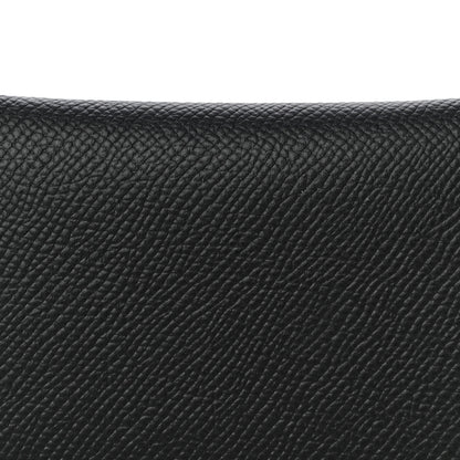 Hermes Epsom Calvi Duo Card Case Black 7 of 10