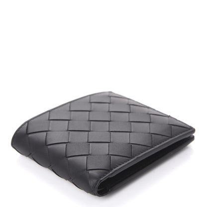 Bottega Veneta Nappa Maxi Intrecciato Bi-Fold Wallet Black 4 of 11