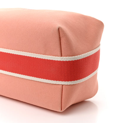 Hermes Canvas Small Bride-A-Brac Pouch Goyave 9 of 9