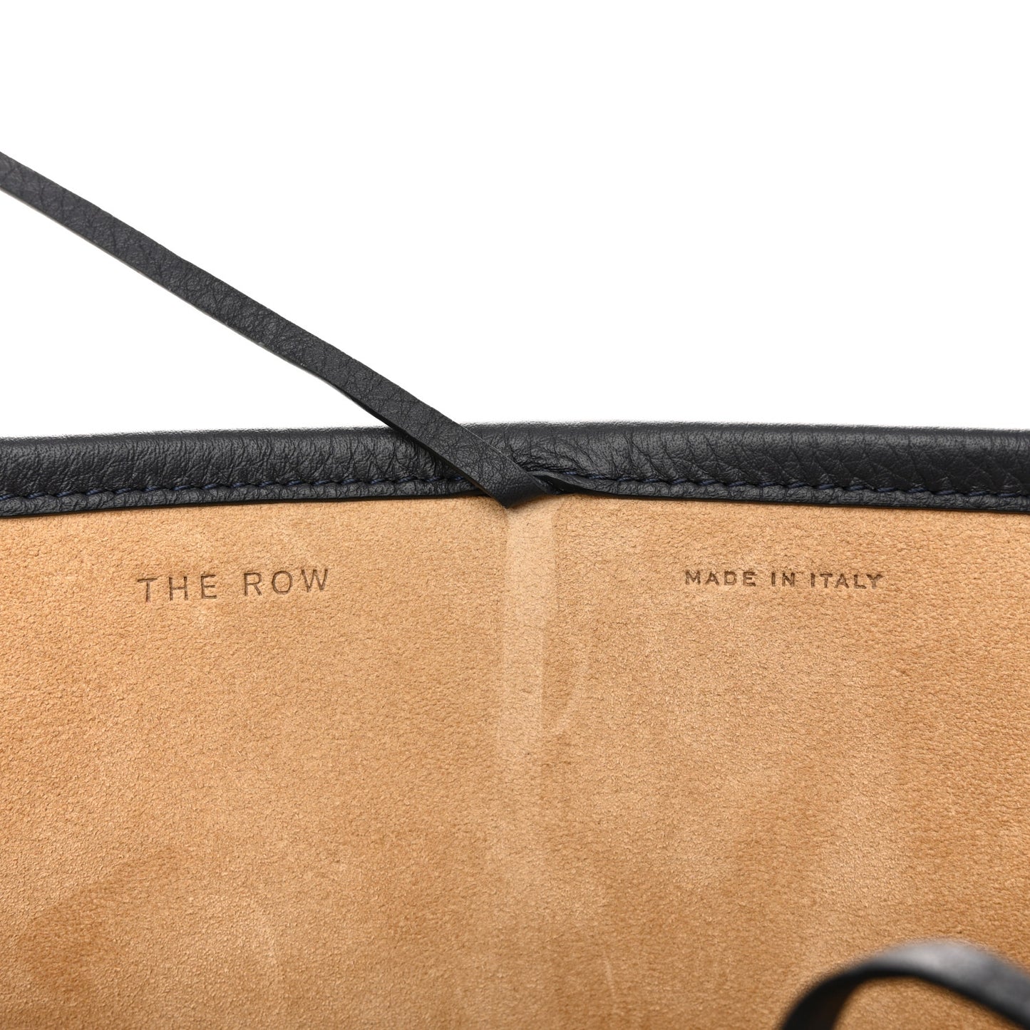 Grained Calfskin Medium N/S Park Tote Marine