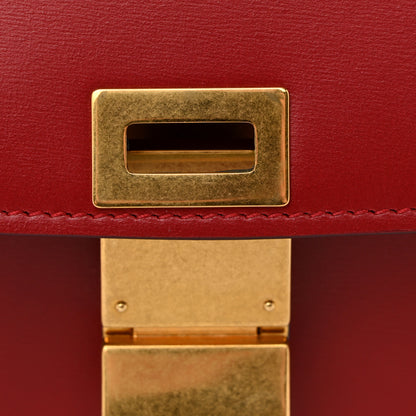 Celine Box Calfskin Medium Classic Box Flap Bag Dark Brick 12 of 13