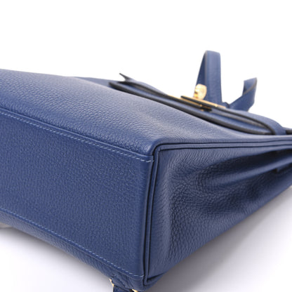 Hermes Taurillon Clemence Kelly Ado Backpack Deep Bleu 6 of 12