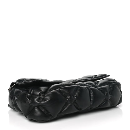 Chanel Calfskin Quilted Large Chesterfield Flap Black 5 of 10