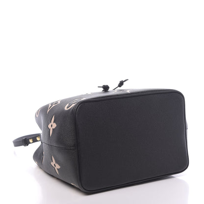 Louis Vuitton Empreinte Monogram Giant Neonoe MM Black Beige 4 of 10