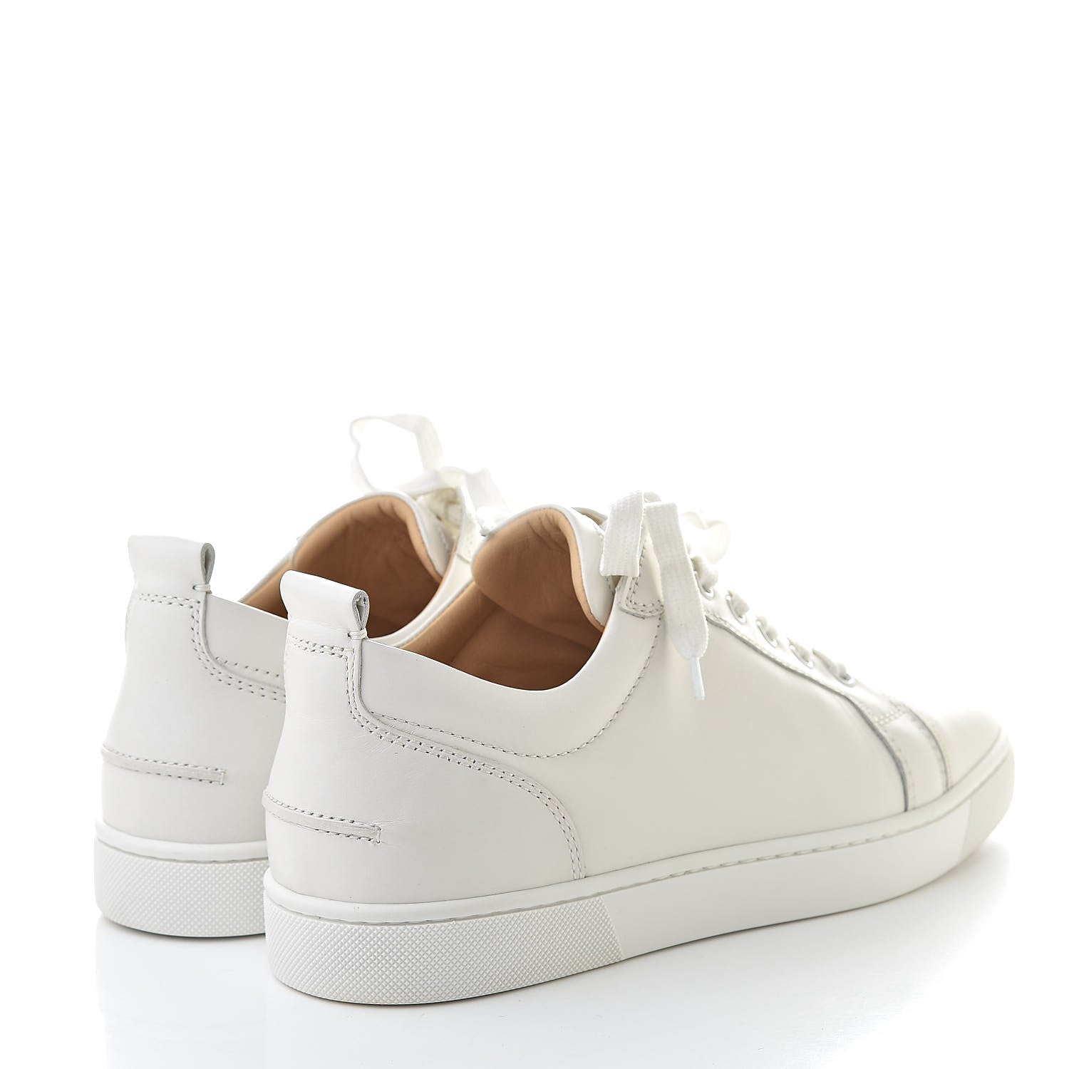 Christian Louboutin Calfskin Mens Louis Junior Flat Sneakers 41.5 White 4 of 11