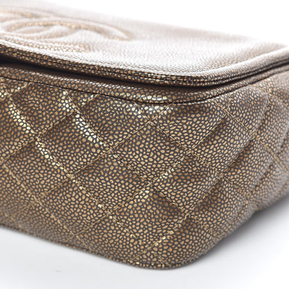 Chanel Metallic Caviar Medium Timeless CC Flap Bronze 9 of 9