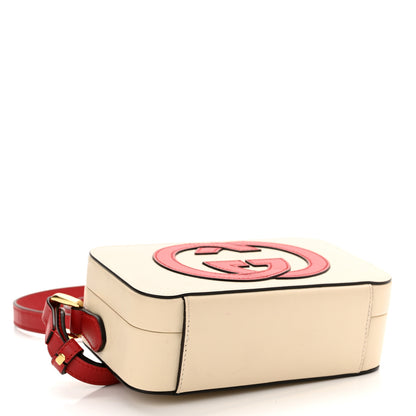 Gucci Vitello Eclipse Mini Interlocking G Shoulder Bag Mystic White Hibiscus Red 3 of 10