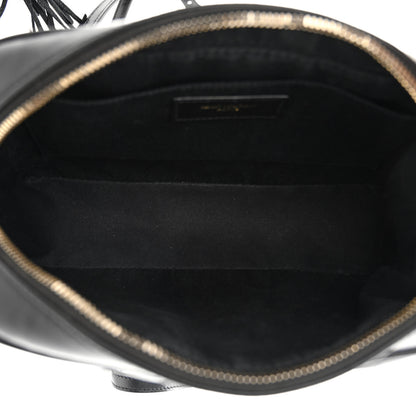 Saint Laurent Calfskin Matelasse Monogram Lou Camera Bag Black 5 of 12