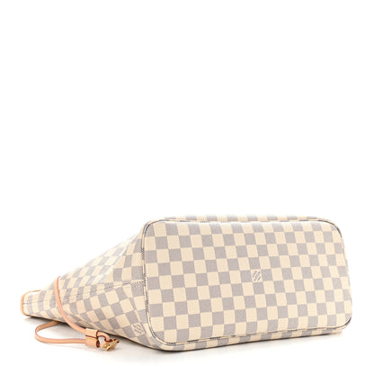 Louis Vuitton Damier Azur Neo Neverfull MM Rose Ballerine 5 of 11
