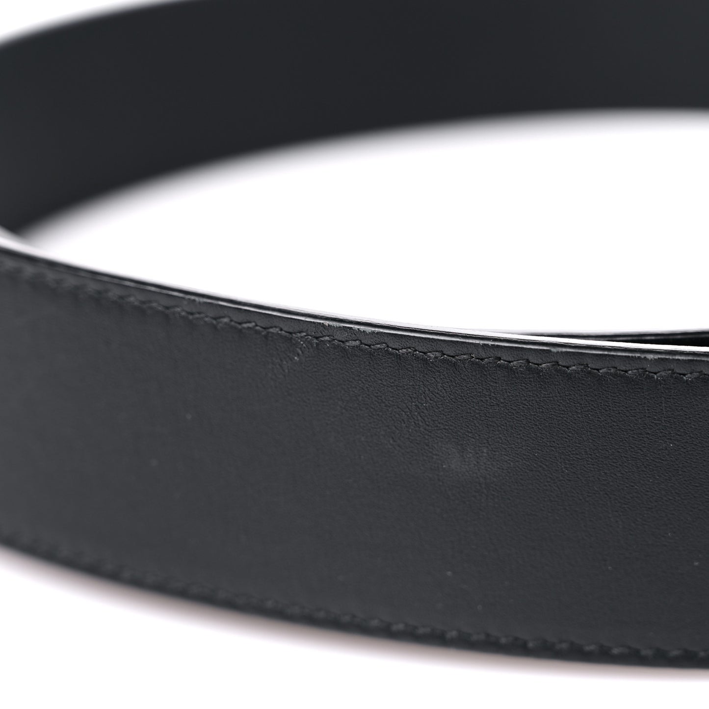 Moon Calfskin Torchon Double G 40mm Belt 95 38 Black