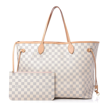 Louis Vuitton Damier Azur Neo Neverfull GM Rose Ballerine 1 of 11