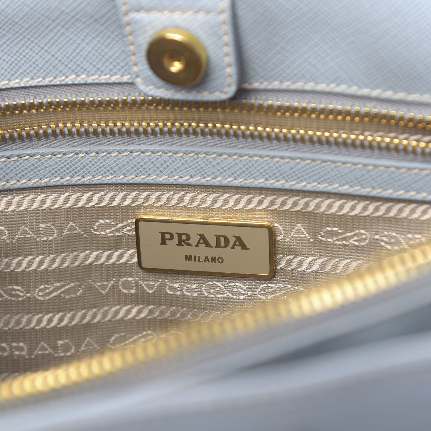 Saffiano Lux Small Tote Lago