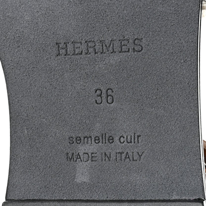 Hermes Denim Fringe Santorini Sandals 36 Bleu Clair Naturel 7 of 9