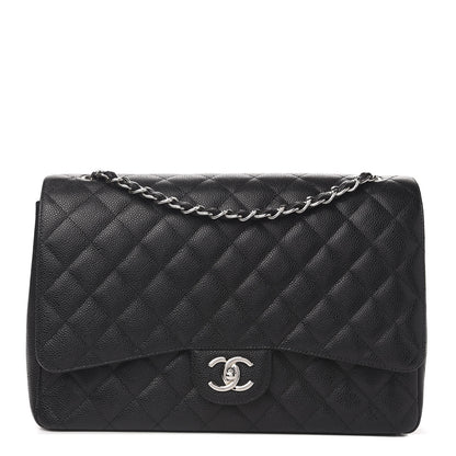 Chanel Caviar Quilted Maxi Double Flap Black 1 of 11