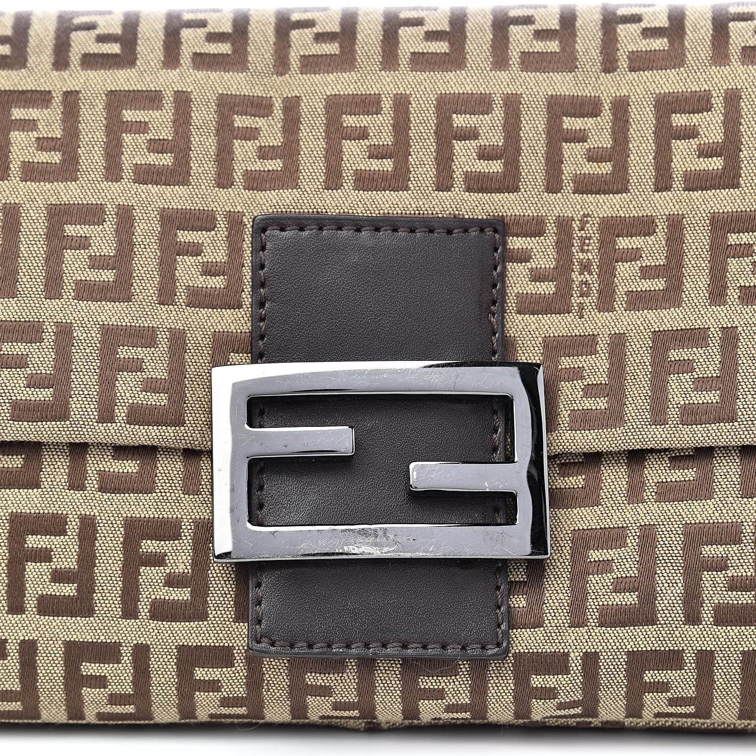 Fendi Zucchino Baguette Tobacco 12 of 12