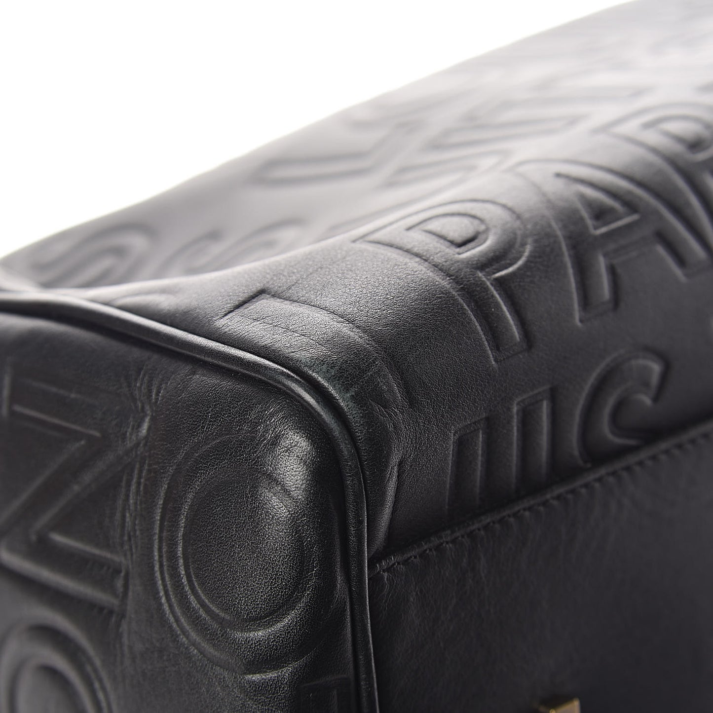 Calfskin Embossed Speedy Cube 30 Black