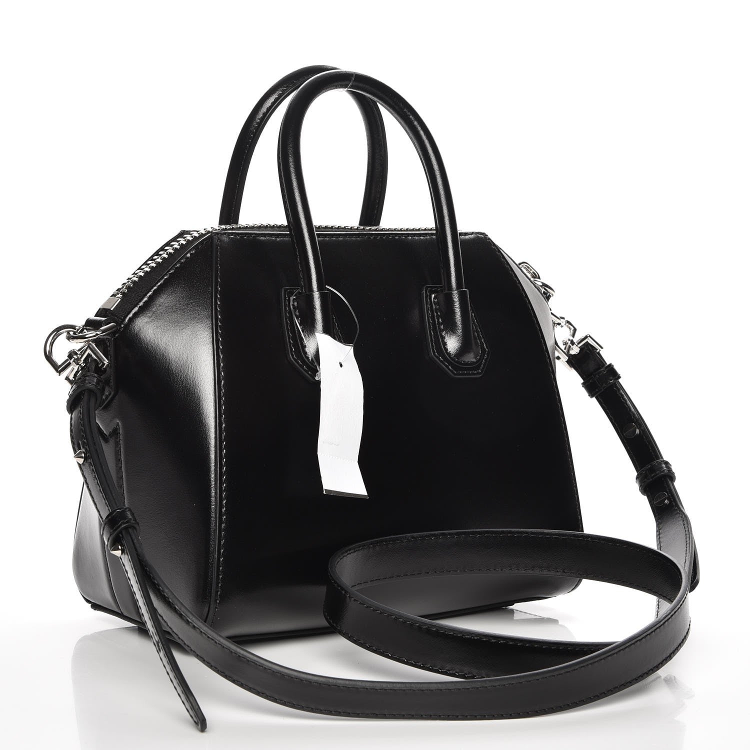 Givenchy Shiny Lord Calfskin Mini Antigona Black 4 of 8