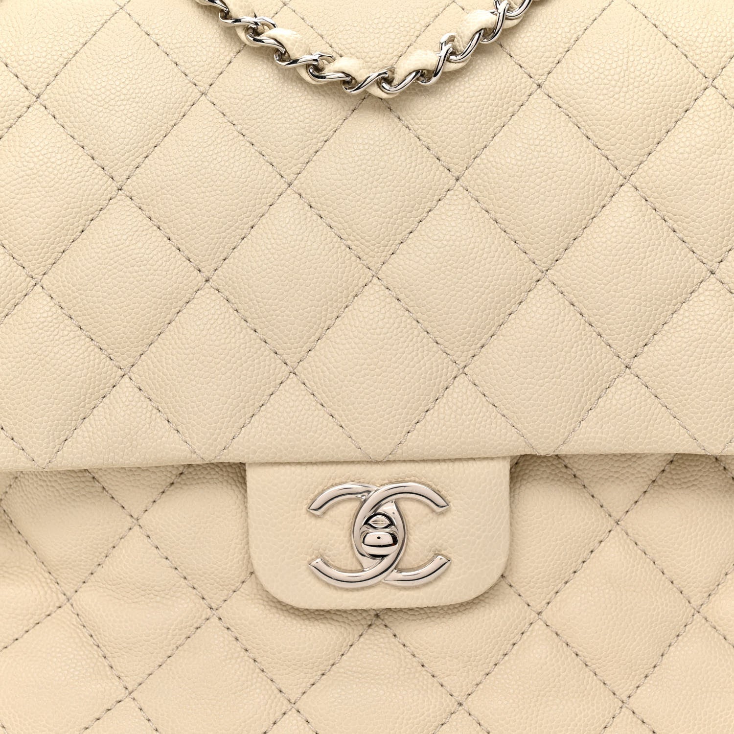 Chanel Caviar Quilted Large Urban Companion Flap White 8 of 10