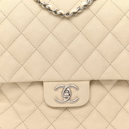 Chanel Caviar Quilted Large Urban Companion Flap White 8 of 10