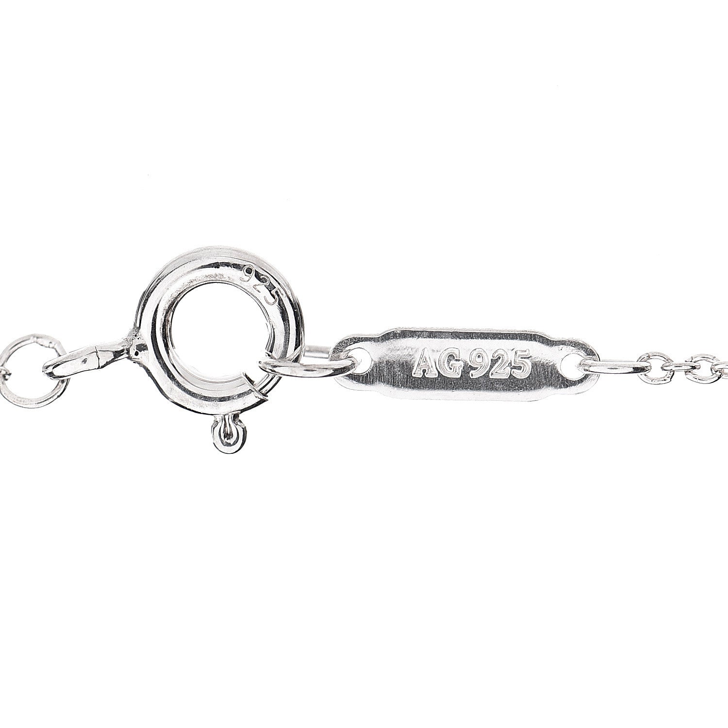 Tiffany Sterling Silver Small Return to Tiffany Heart Pendant Necklace 6 of 7