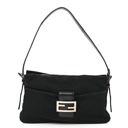 Fendi Neoprene Baguette Black 1 of 12