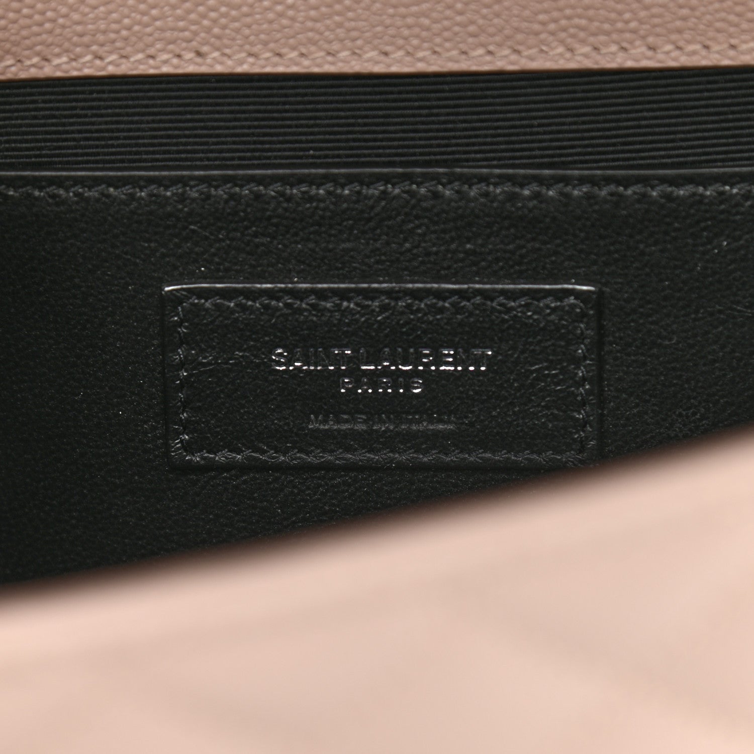 Saint Laurent Grain De Poudre Textured Mixed Matelasse Medium Triquilt Monogram Satchel Marble Pink 7 of 11
