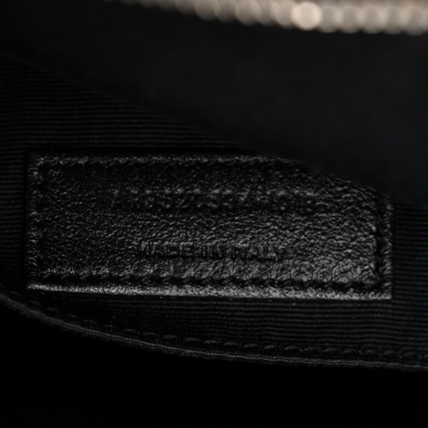 Linen Canvas Monogram Lou Camera Bag Black