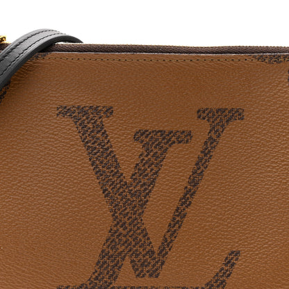 Louis Vuitton Reverse Monogram Giant Double Zip Pochette 8 of 11