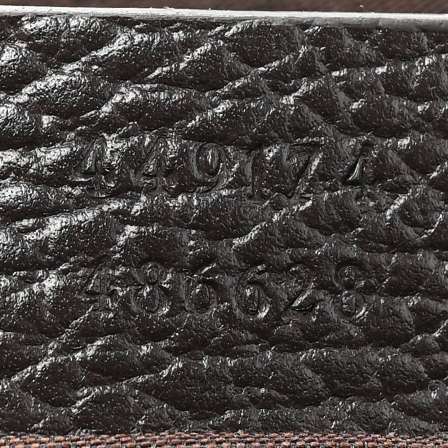 Monogram Dollar Calfskin Belt Bag Beige Ebony Testa di Moro Marrone Scuro