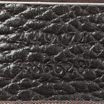 Gucci Monogram Dollar Calfskin Belt Bag Beige Ebony Testa di Moro Marrone Scuro 7 of 9