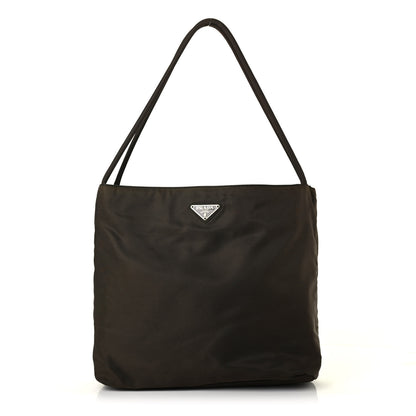 Prada Nylon Vela Shoulder Bag Brown 1 of 4