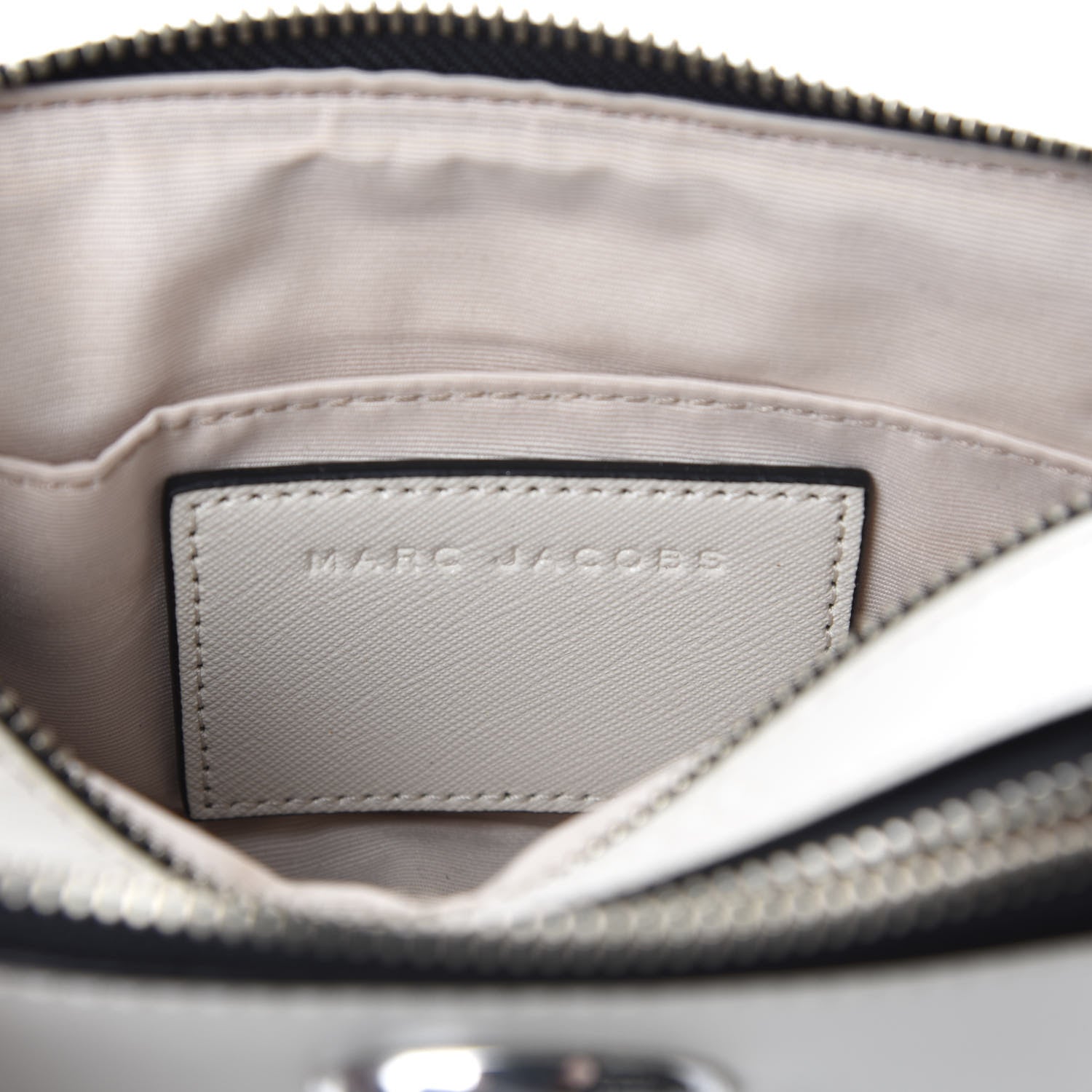 Marc Jacobs Saffiano Small Snapshot Camera Bag White Yellow 8 of 10