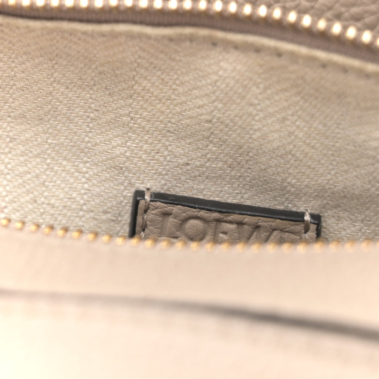 Grained Calfskin Mini Puzzle Bag Sand