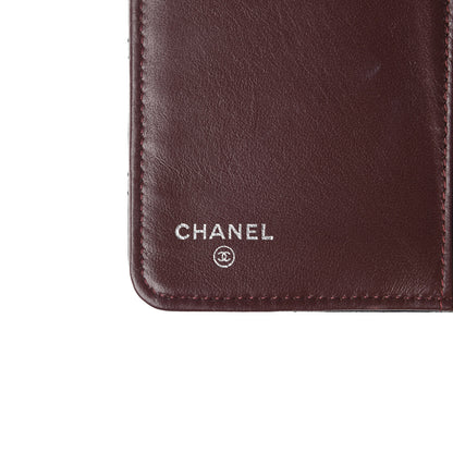 Chanel Lambskin Quilted Yen Wallet Black 6 of 12