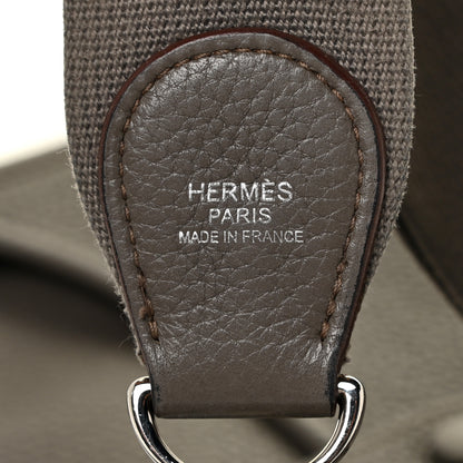 Hermes Taurillon Clemence Evelyne III PM Etain 31 of 32