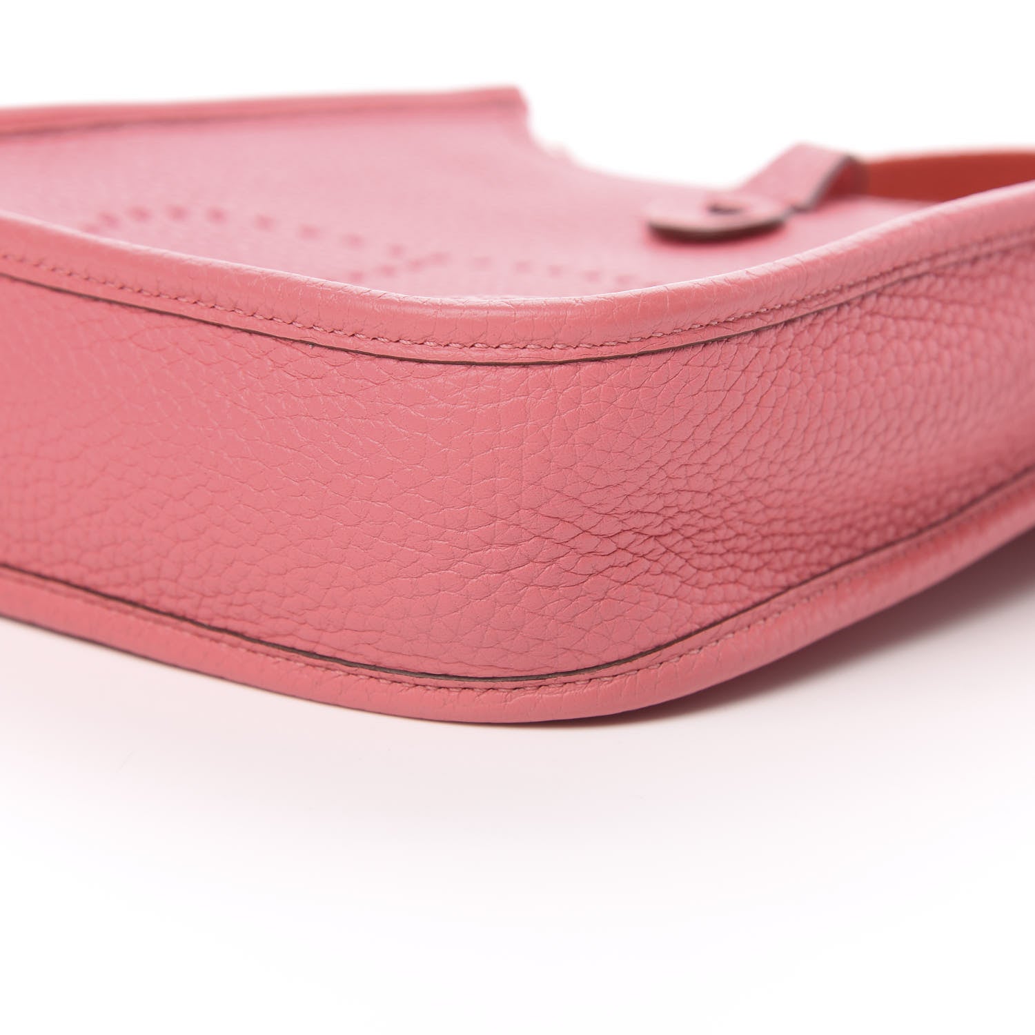 Hermes Taurillon Clemence Amazone Evelyne TPM Rose Azalee Rouge Pivoine 10 of 11