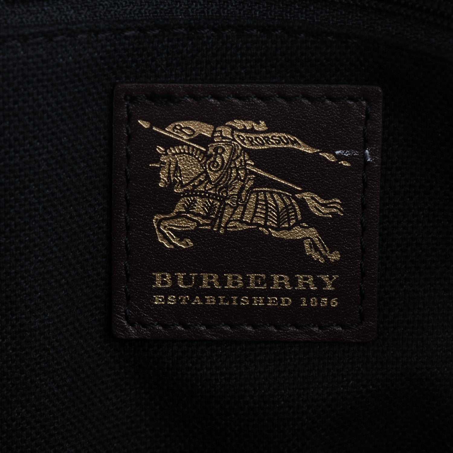 Burberry Haymarket Check Medium Tote Chocolate 6 of 8