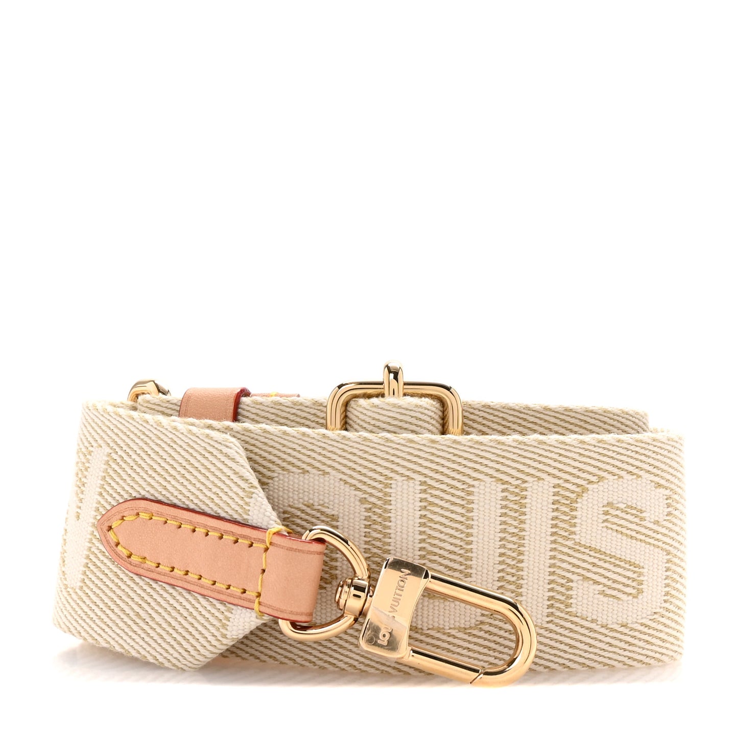 Jacquard High Rise Shoulder Strap Beige