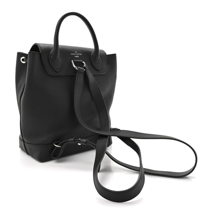 Louis Vuitton Calfskin Lockme Backpack Black 3 of 9