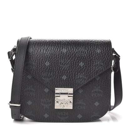 MCM Visetos Small Patricia Crossbody Bag Black 1 of 10