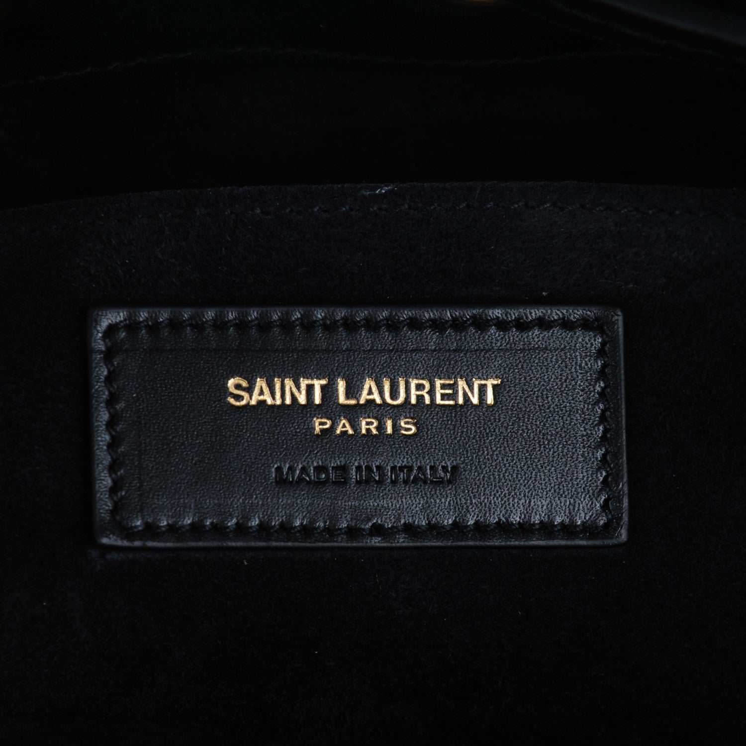 Saint Laurent Calfskin Medium Emmanuelle Bucket Bag Black 6 of 7