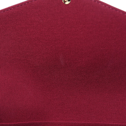 Louis Vuitton Monogram Pochette Felicie Chain Wallet Fuchsia 12 of 12