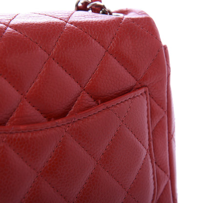 Chanel Caviar Quilted Mini Square Flap Red 11 of 13