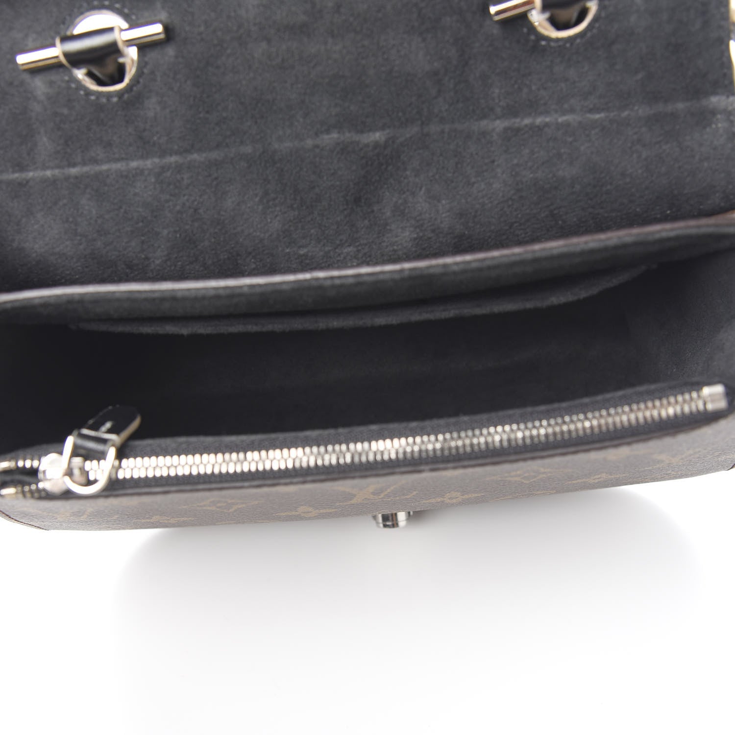 Louis Vuitton Calfskin Monogram Chain It Bag PM Black 4 of 8