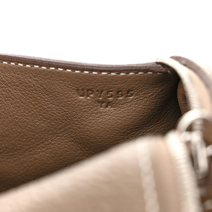 Hermes Taurillon Clemence Mini Lindy 20 Etoupe 7 of 11