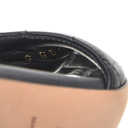 Chanel Calfskin Quilted Peep Toe Pumps 37 Black 8 of 8