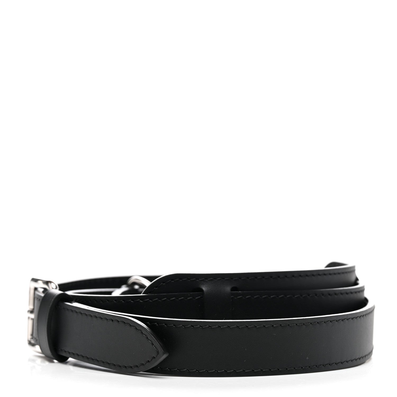 Louis Vuitton Calfskin Adjustable Shoulder Strap Black 2 of 4